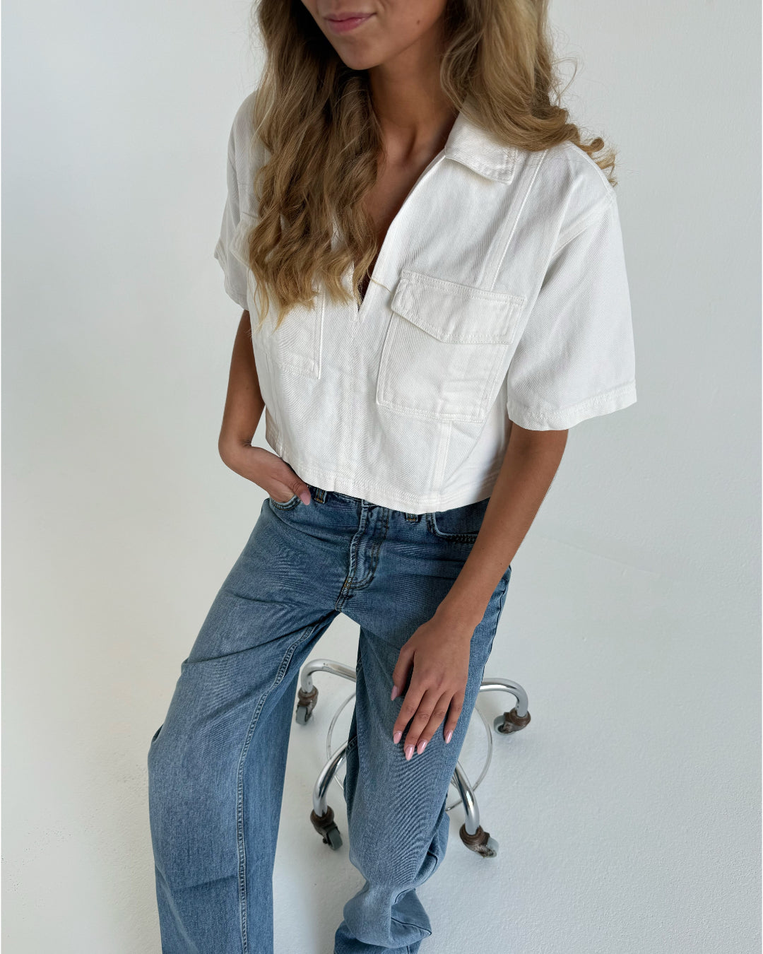 DAYANA skjorte hvid