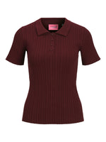 Produktfoto af bordeaux Hadley bluse. På hvid baggrund. Fra BySofieSønderby