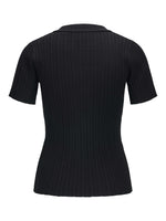 Produktfoto af sort Hadley bluse. På hvid baggrund. Fra BySofieSønderby