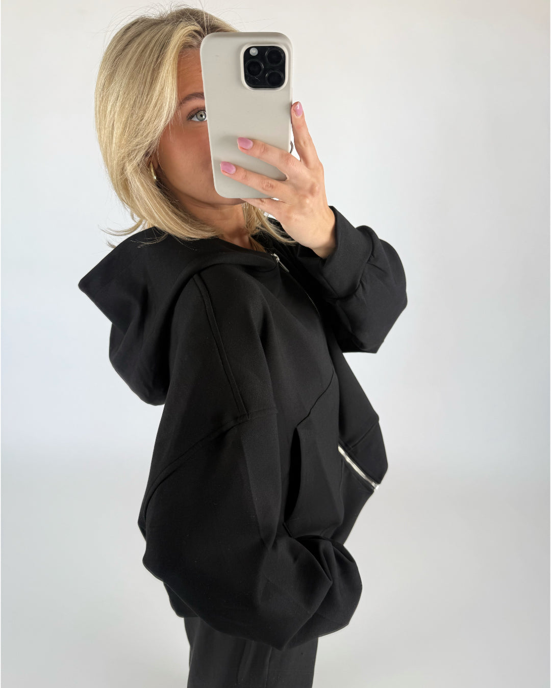 HEIDI zip hoodie sort