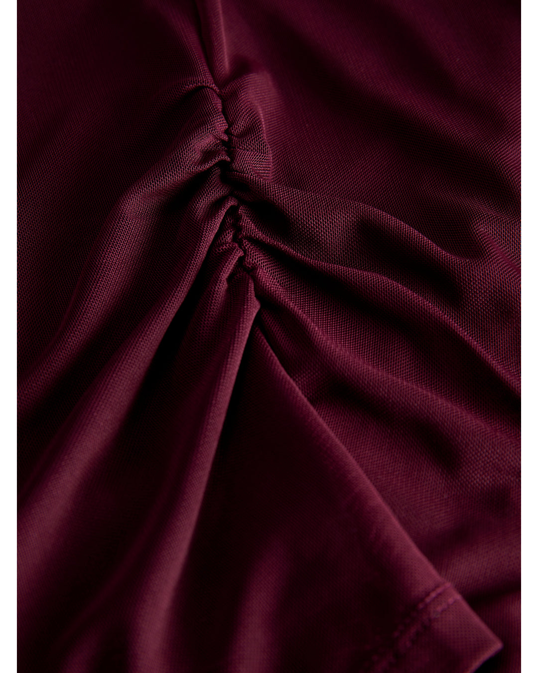 MINNA mesh bluse bordeaux