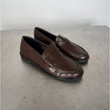 Produktfoto af OCTAVIA loafers, brun på grå baggrund - Fra BySofieSønderby