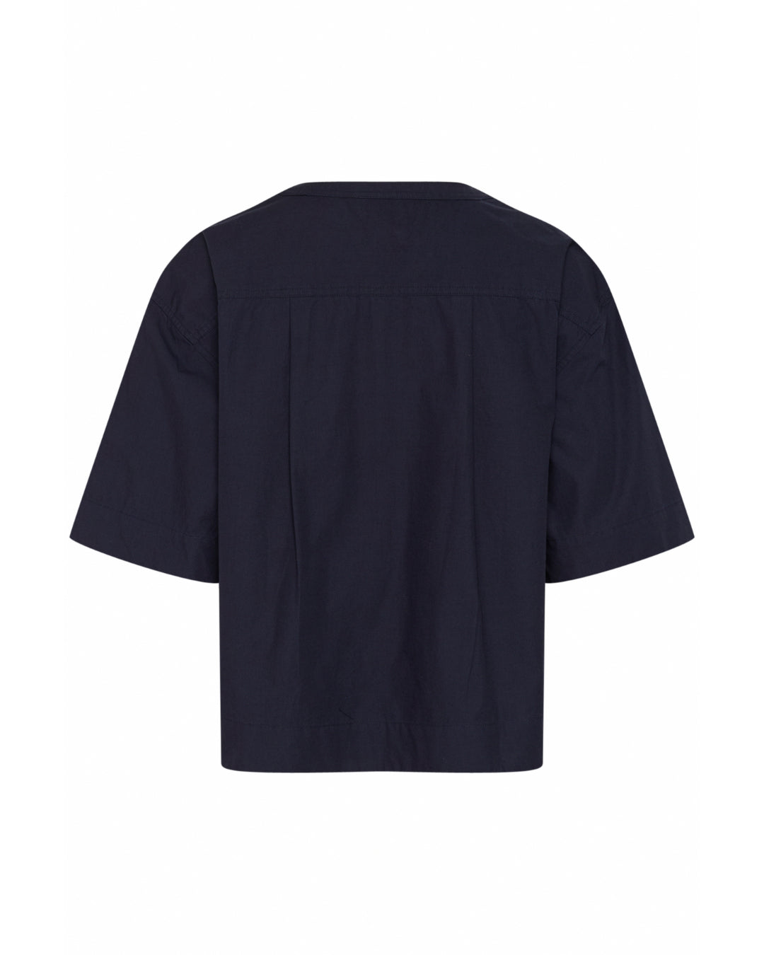 Produktfoto af OLEANE bluse, navy på hvid baggrund - fra BySofieSønderby