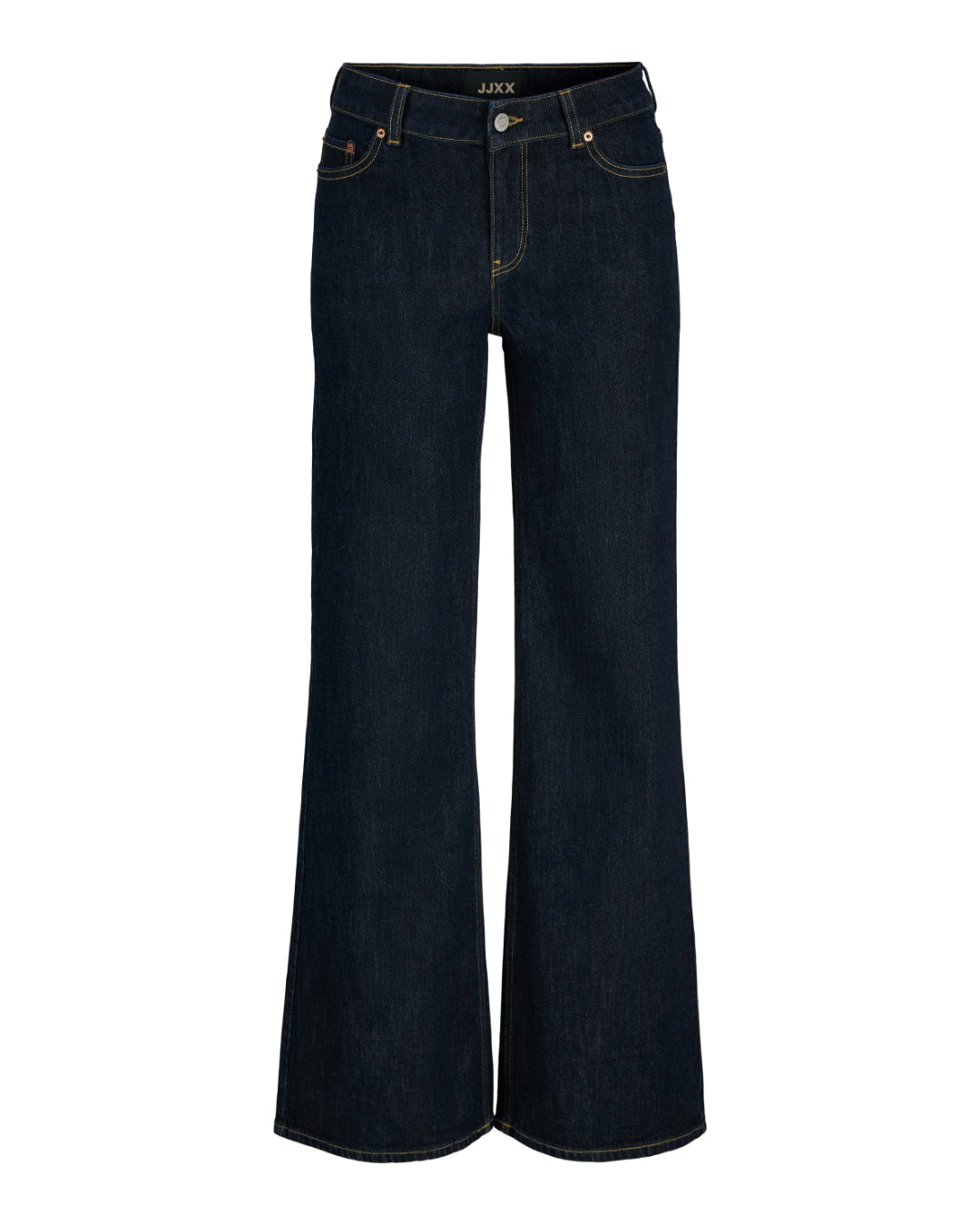Produktfoto af en Rome jeans i mørk navy. Baggrund er hvid. Fra By Sofie Sønderby