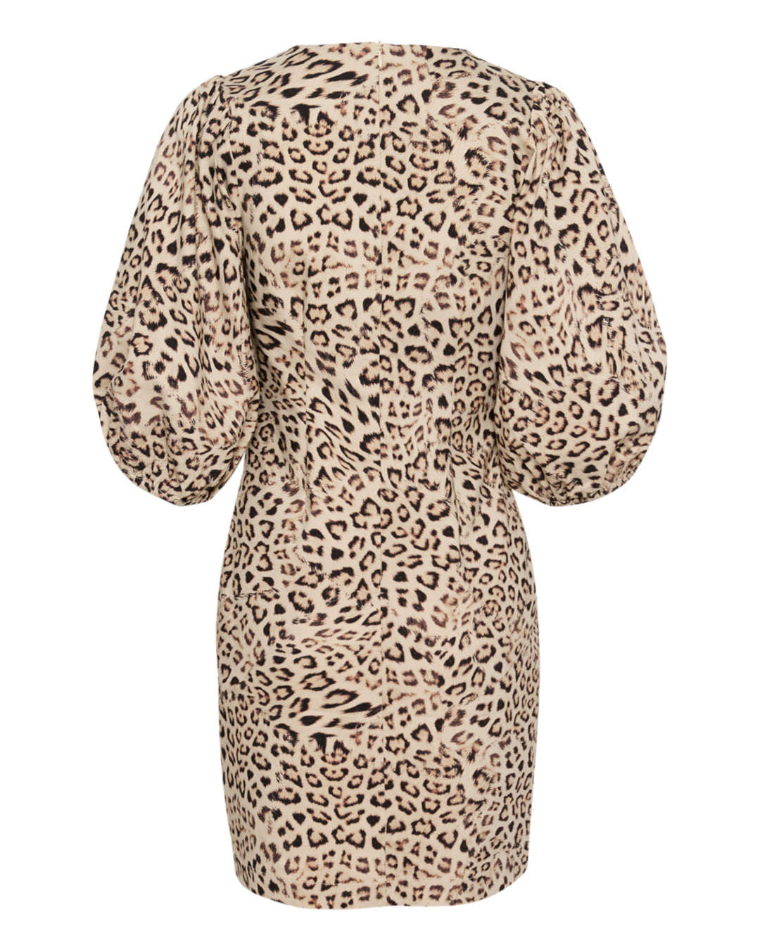 Produktfoto af ZAZU kjole, leopard på hvid baggrund - fra BySofieSønderby