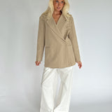 MIRABEL oversized blazer, beige