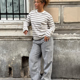 SOPHIA long sleeve, creme/brun