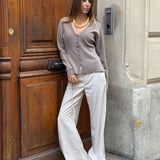 DIANA strik cardigan, brun