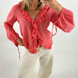 ALANI bluse, coral