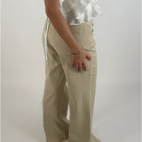 ALANNA wide leg jeans, beige