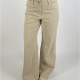 ALANNA wide leg jeans, beige