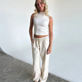 ALINA top, hvid