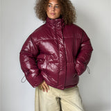 ALLIE puffer jakke, bordeaux