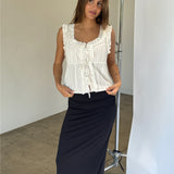 AMANDA top, hvid