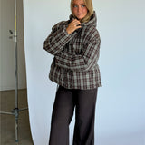 ANA puffer jakke, brun