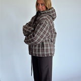 ANA puffer jakke, brun