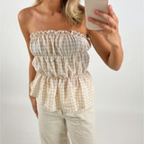 ANNALISE top, beige