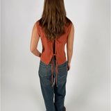 ANNIKA top, rust