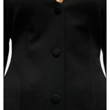 Detaljebillede af sort ARIA blazer. Fra BySofieSønderby