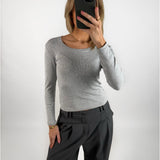 ASPYN langærmet, grå