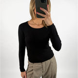 ASPYN langærmet, sort