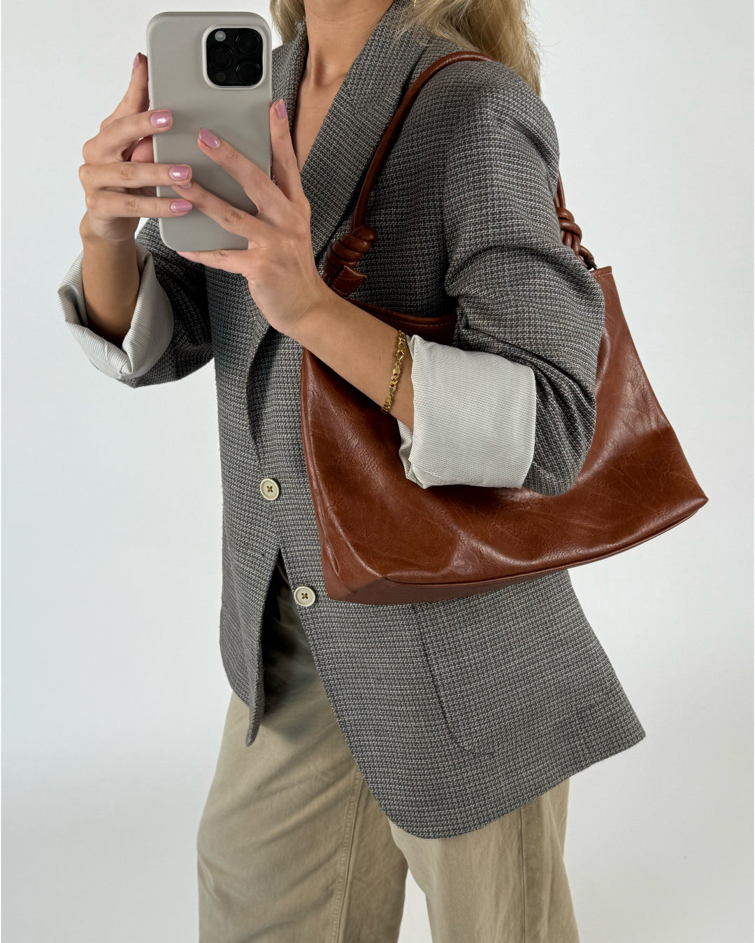 AURA taske camel
