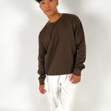 BASIC sweatshirt, brun