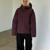 GALAXY puffer jakke, blomme