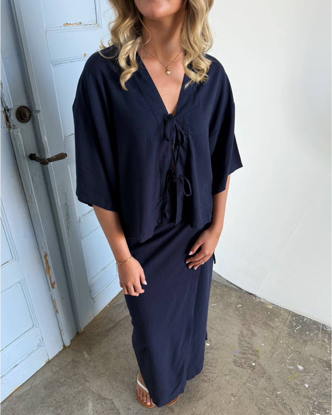 BREEZE bluse navy
