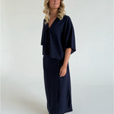 BREEZE nederdel navy
