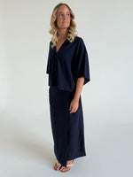 BREEZE nederdel navy