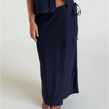 BREEZE nederdel navy