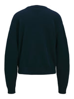 Produktbillede af navy BROOK sweatshirt. Set bagfra. BySofieSønderby.
