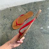 CARMEN sandal, rød
