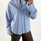 CARO skjorte, stribet blå