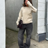 CATALINA strik polo, beige