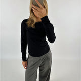 CELINE bluse, sort