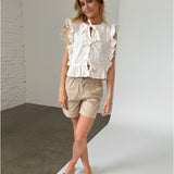 CILIE bluse, hvid