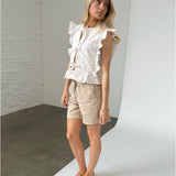 CILIE bluse, hvid