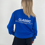 CLASSIC sweatshirt, kongeblå