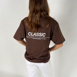 CLASSIC t-shirt, brun