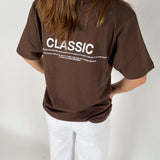 CLASSIC t-shirt, brun