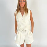 PALOMA shorts, hvid