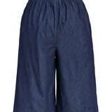 Produktbillede af blå DEBBY shorts. Set bagfra. Fra BySofieSønderby