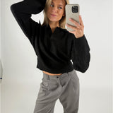 DELILAH polo strik sort