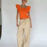 LEONORA top, orange