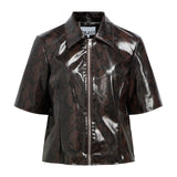 EBBA skjorte, brun slange