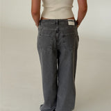 EDA wide leg jeans, grå