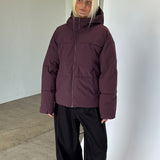 GALAXY puffer jakke, blomme