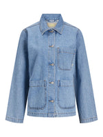 ELA jakke denim blå